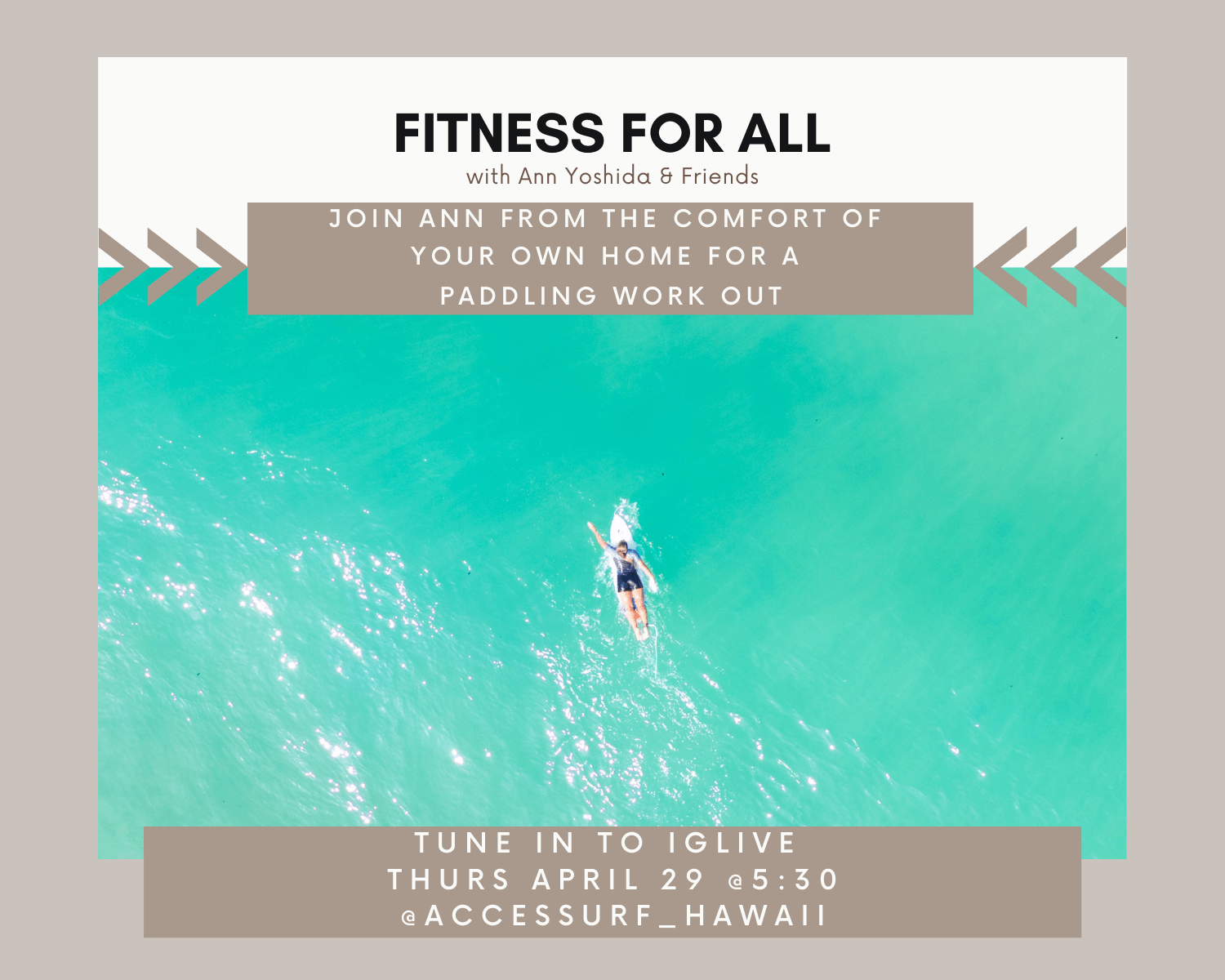 fitness for all flyer paddling workout
