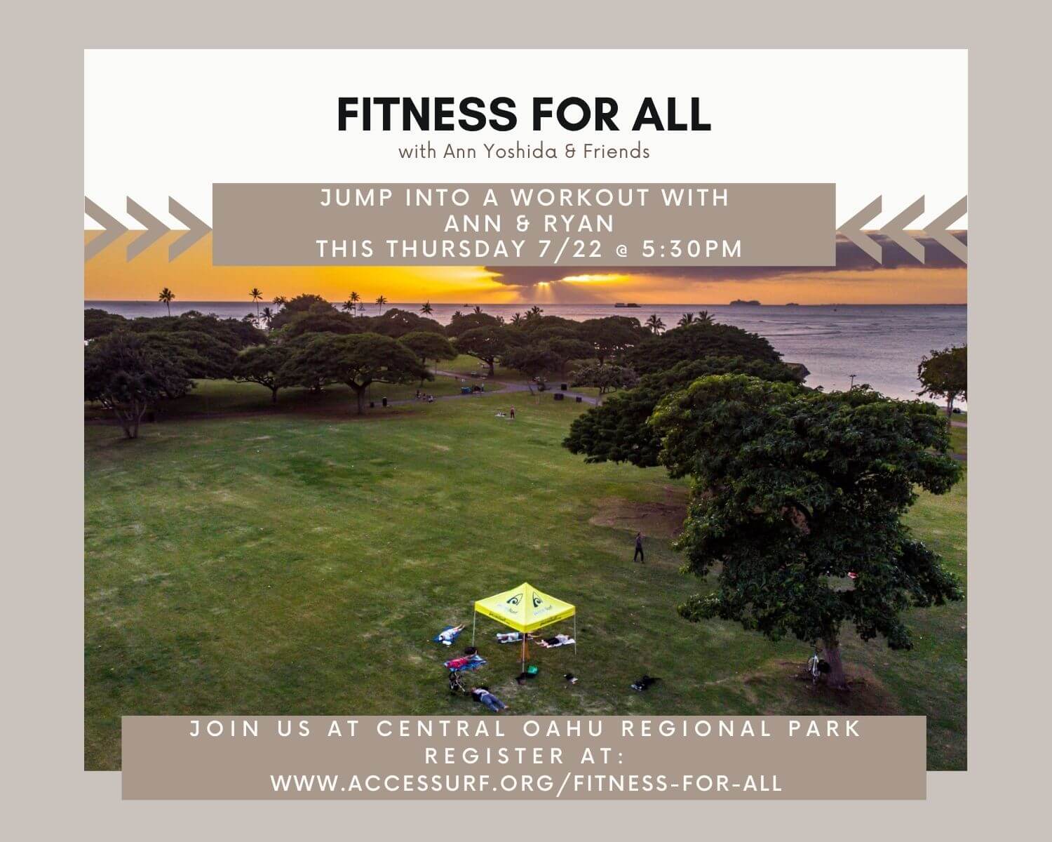 Fitness For All Flyer