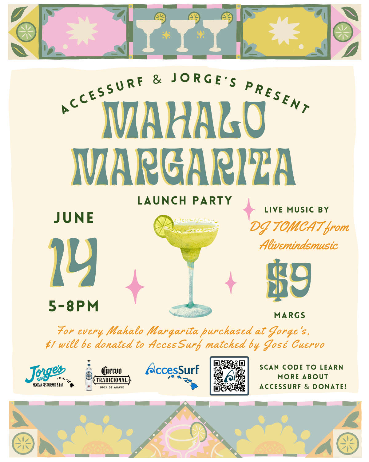 Mahalo Margarita Launch Party Jorge's Haleiwa
