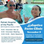 2024 November Adaptive Swim Clinic flyer