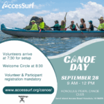 2024 September Canoe Day flyer