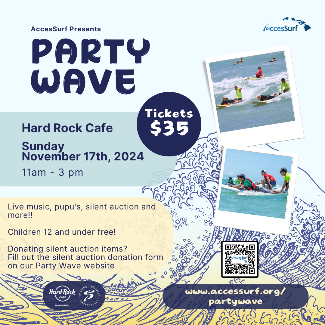 2024 November 17th Party Wave at Hard Rock Cafe Waikiki flyer