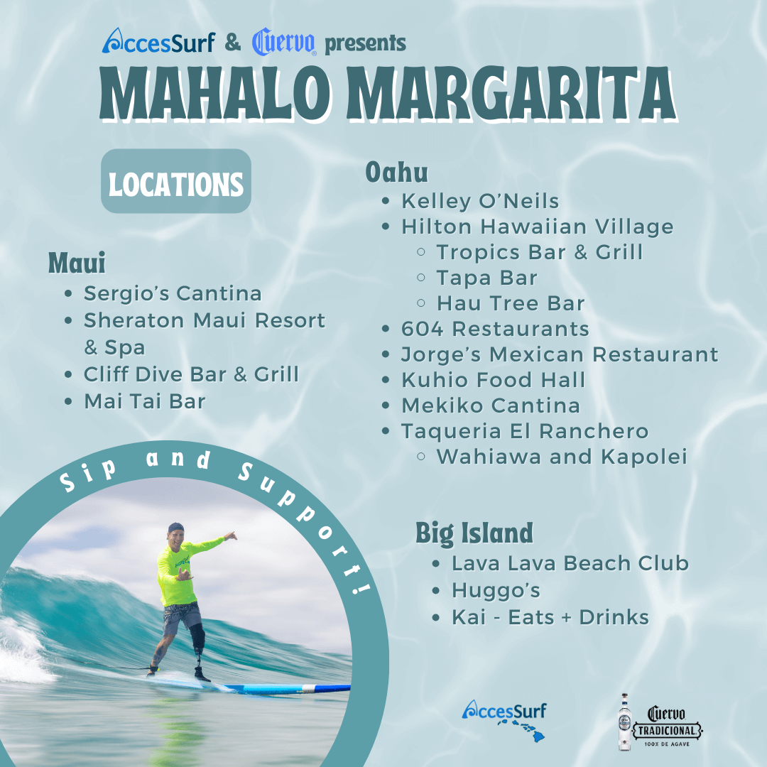 Mahalo Maragrita Locations flyer