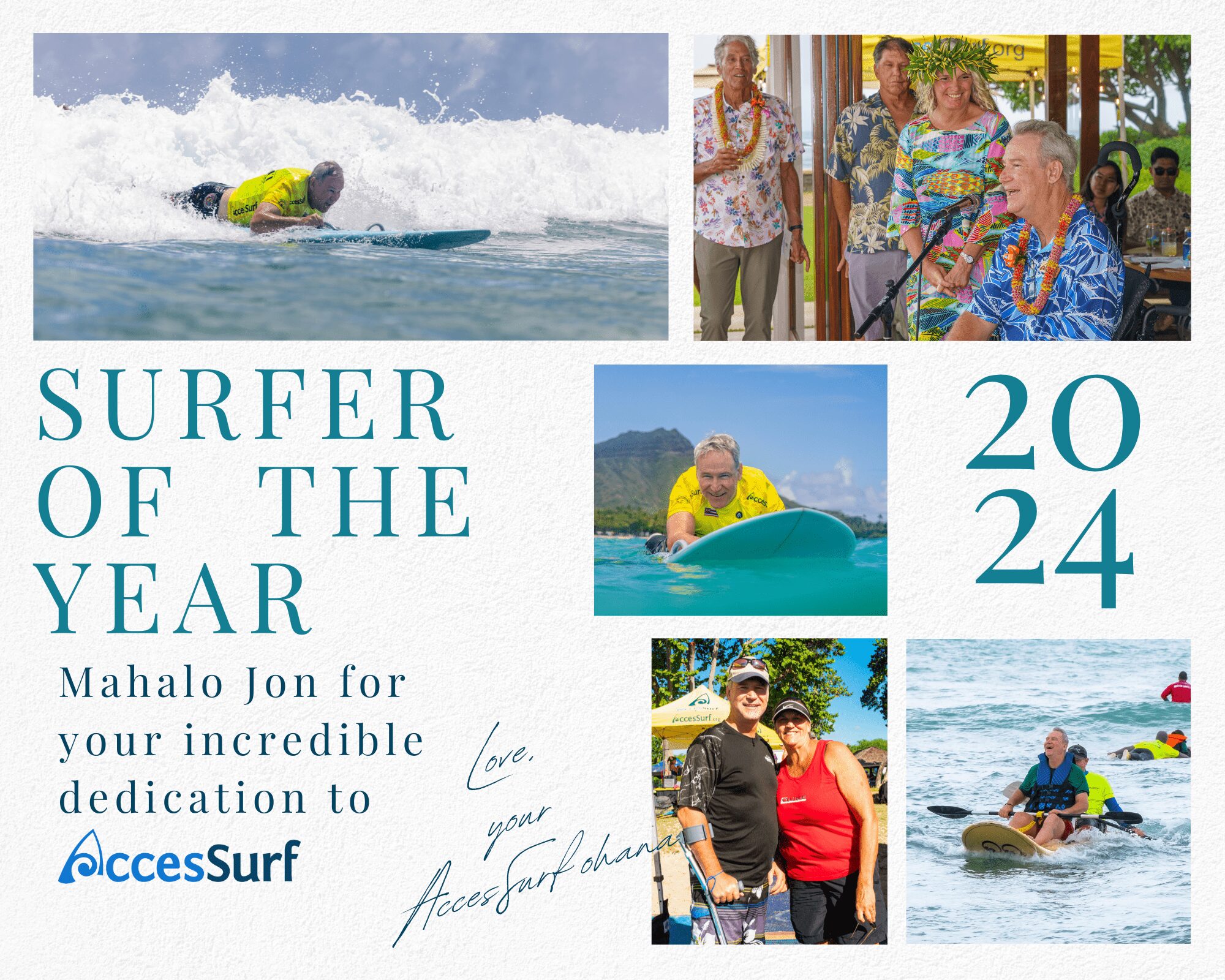 Jon Price - AccesSurf 2024 Surfer of the Year